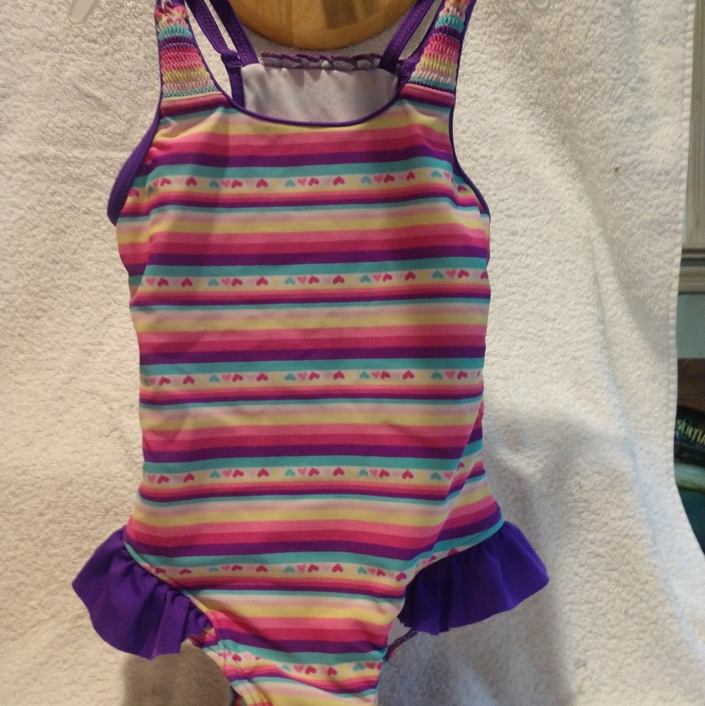 J. Khaki Girls one piece swimsuit Size 4